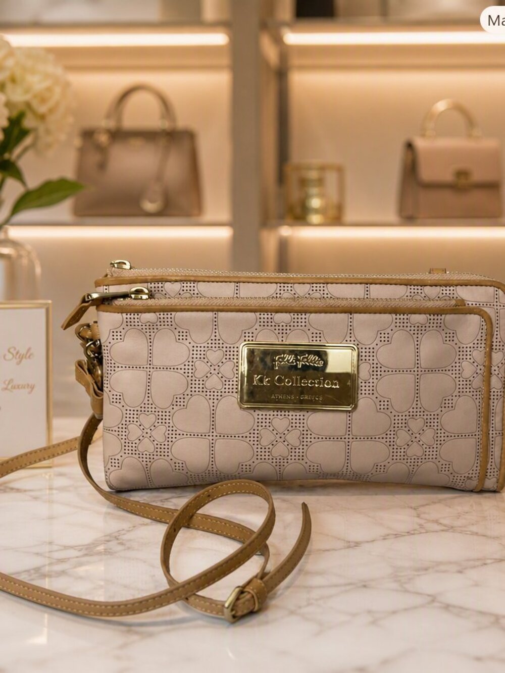 Folli Follie KK Collection Leather Crossbody